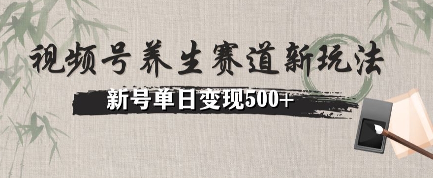 微信视频号健康养生跑道暴力行为掘金队（懒人神器游戏玩法）没脑子运送，小号日入500|云雀资源分享