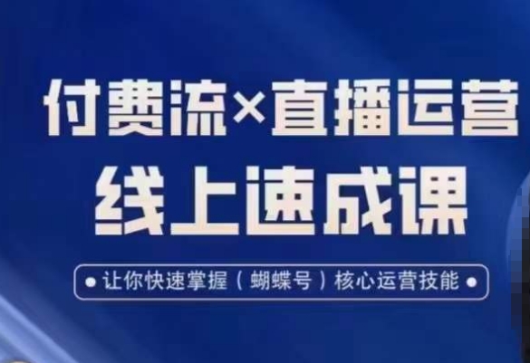 视频号付费流实操课程，付费流✖️直播运营速成课，让你快速掌握视频号核心运营技能|云雀资源分享