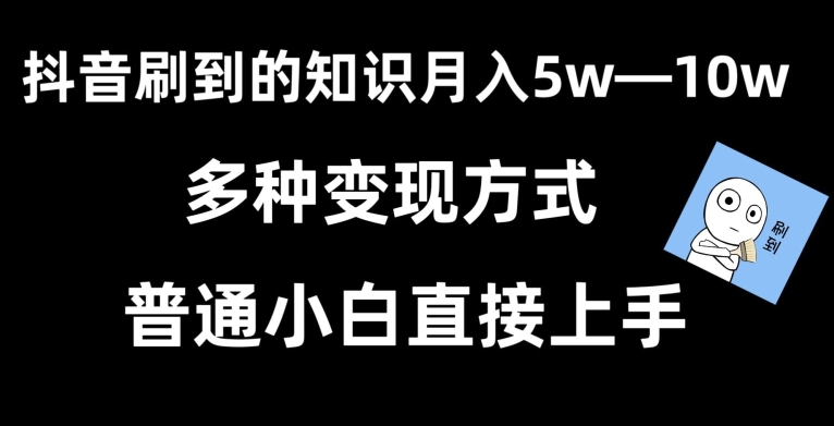 抖音刷到的知识，每天只需2小时，日入2000+，暴力变现，普通小白直接上手【揭秘】|云雀资源分享