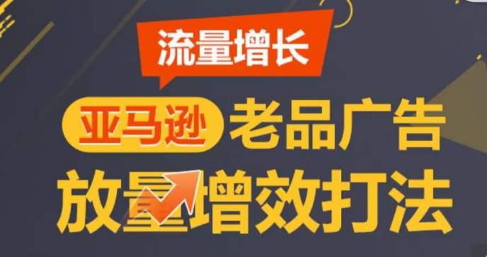 亚马逊平台流量增长-老品广告宣传放量上涨提质增效玩法，由浅入深，打造更多TOP listing|云雀资源分享