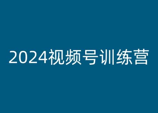 2024微信视频号夏令营，视频号变现实例教程|云雀资源分享