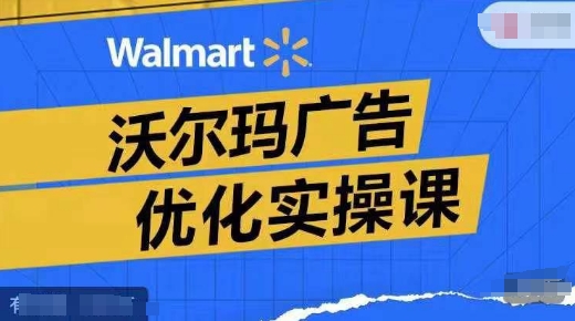 沃尔玛超市广告销售实操课，广告宣传汇报实际操作解读，广告宣传怎样提高转化ROAS等|云雀资源分享