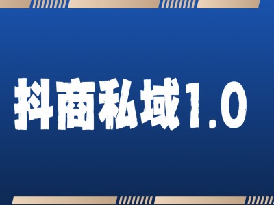 抖商服务项目公域1.0，抖音吸粉拓客详尽课堂教学|云雀资源分享